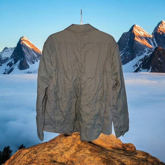 Smartwool Smartloft Shirt Jacket Shacket Merino Wool Pewter - Picture 5 of 6